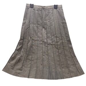 Vintage Miracle Sportswear Skirt Womens Small Wool Pleated‎ A-Line Midi Uniform